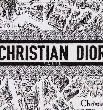 新作！即発！DIOR ブックトート ミディアムバッグ Plan de Paris